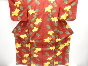 コシノジュンコ　花模様浴衣
